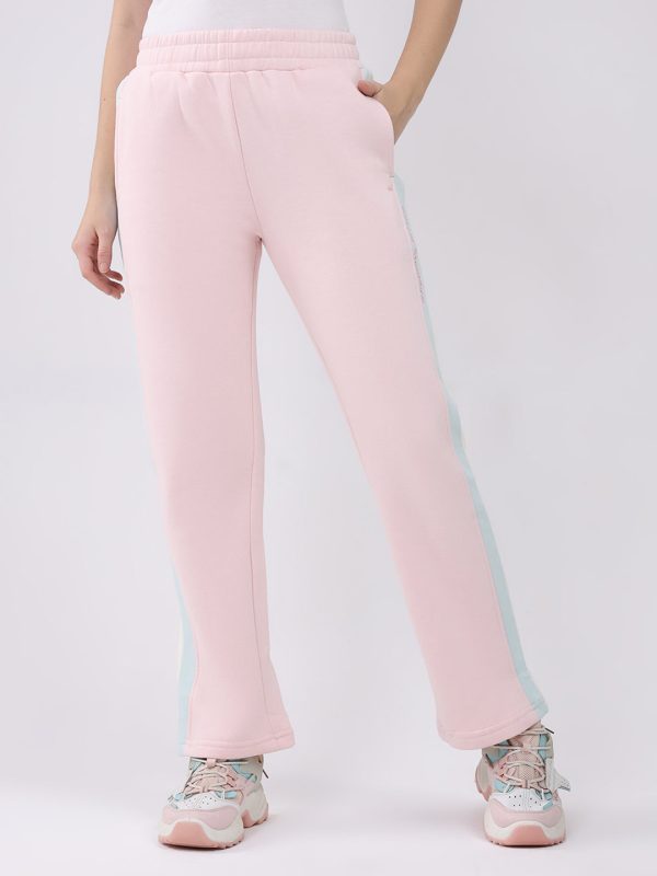 Women Pink Printed Regular Fit Winter Lower